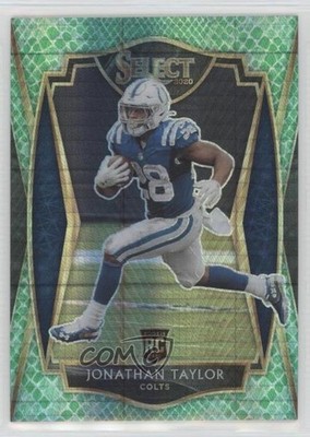 2020 Panini Select Premier Level Dragon Scale Prizm 46/67 Jonathan Taylor r7d