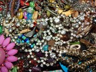 Junk Drawer Lot 2lbs Broken Vintage-Now Jewelry for Crafts Repairs — photo 2