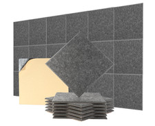 Acoustic Wall Panels - Noise Cancelling Tiles for Home Studio & Office - Quality
