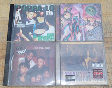 Lot of 4 CD's: Poppa LQ, A Tribe Called Quest, Joe Public, 2Pac - USED READ DESC