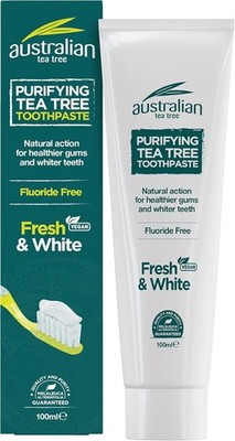 Australian Tea Tree Zahnpasta - Fluoridfrei & Vegan - 100ml