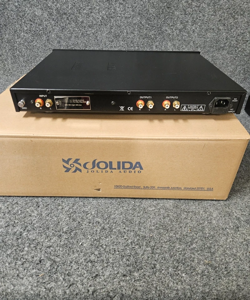 Jolida JD9 вакуумная трубка стерео PHONO предварительный усилитель с оригинальной коробкой - Изображение 4 из 4