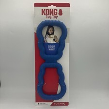 Kong Tug Toy 14  Durable Natural Rubber Blue Tug Of War Double Handle