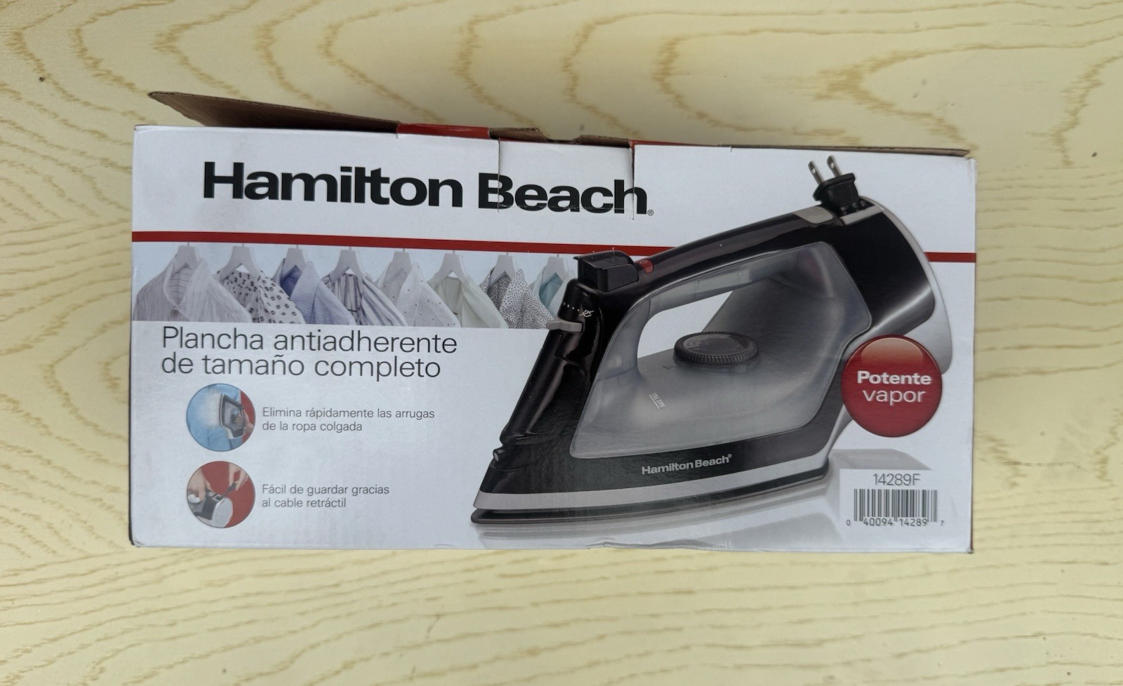 &ndash; Nonstick Soleplate, Vertical Steam