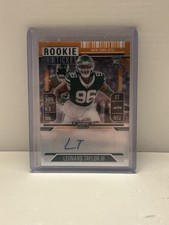 2024 Panini Contenders Optic - Rookie Ticket Autographs Leonard Taylor III #155
