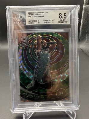 2022-23 Interstellar Spectra #13 Jaylen Brown 17/99 BGS 8.5