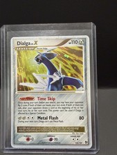 2008 Pokemon Great Encounters Dialga Holo Card 105/106 W/ Rare Double Swirl