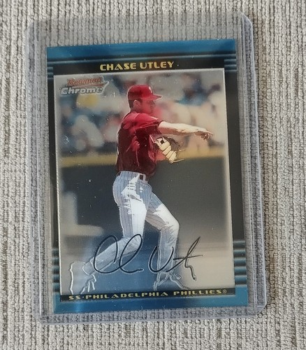 Chase Utley #241 2002 Bowman Chrome card