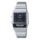 Casio AQ-800E-1A Black Retro Ana-Digi Unisex Quartz Watch Stopwatch