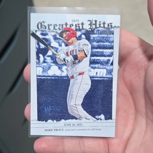 Topps 2026 Greatest Hits Mike Trout Angels GH-14 Insert Baseball Card