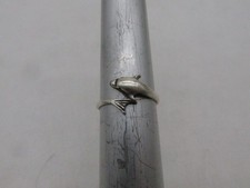 Sterling Silver Dolphin Design Band Style Ring Sz 6.75 Marked 925 768