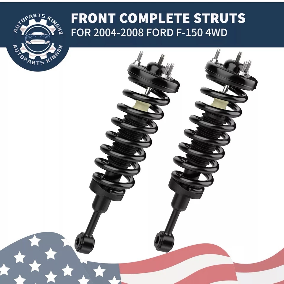 Ford Front Struts Shocks For F-150 04-2008 Lincoln Mark LT 06-2008 - Image 2 of 4