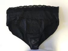 Dear Kate Women's ADA Brief Full Lining 1X Black Period Protection Panties
