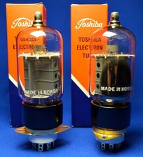 2x 6DQ6B 6GW6 Toshiba Samsung Röhren Valvole...