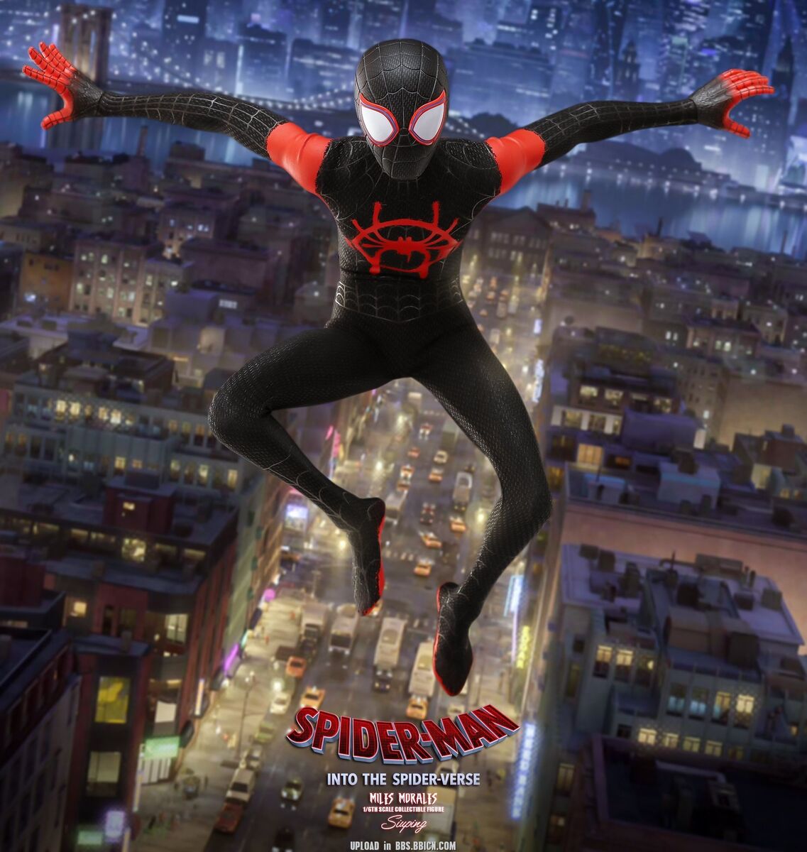Hot Toys 1/6 MMS567 Miles Morales Figure Spider-Man Into the Hot Toys 1/6 MMS567 Miles Morales Figure Spider-Man Into the