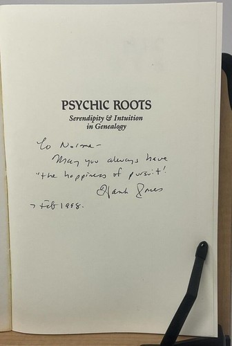 Psychic Roots: Serendipity and Intuition in Genealogy Henry Jones Jr. Signed E3 - Imagen 4 de 11