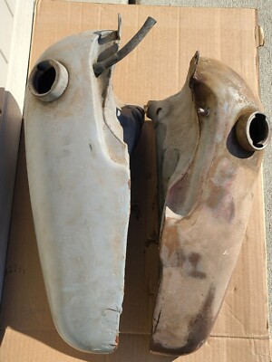 シェル吉 Harley Davidson OEM 1979 Shovelhead Split Gas Tanks | eBay