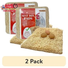 Chicken Nest Box Pads Made with Great Lakes Aspen Excelsior Wood Fibers
