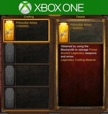 Diablo 3 Xbox One | Pacchetto Ceneri Primordiali | Nuovo Materiale di Creazione Leggendario