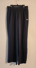 Nike Team Vintage Women  s Black Track pants with ankle snaps Nike FitDry size sm