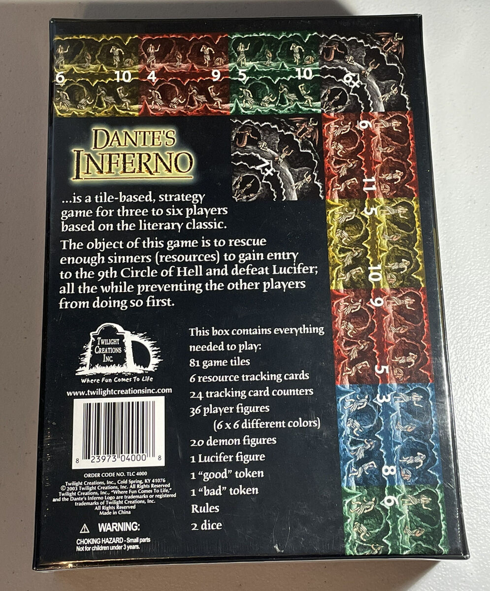 Dante's Inferno, Board Game