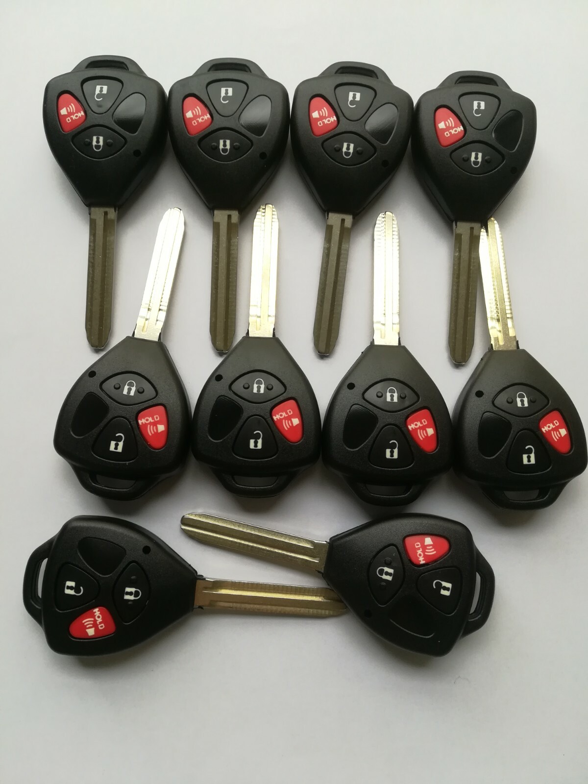 10pcs Remote Key Shell for Toyota 4Runner Rav4 Scion xB Toyota Yaris ...