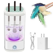 Limpiador de cepillo de maquillaje eléctrico multifuncional limpiador de cepillo cosmético