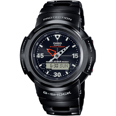 CASIO G-SHOCK AWM-500-1AJF FULL METAL Radio Solar Watch Black 44.5 