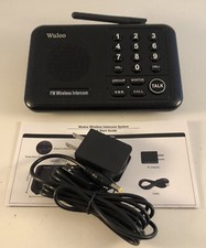 Wuloo Wireless Home Intercoms System ONE PACK Black Model: W888-P3