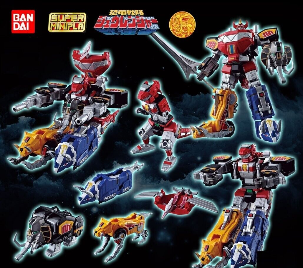 Bandai Super Minipla Sentai Zyuranger Daizyujin Power Rangers Megazord  In Stock