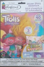 COLORFORMS TROLLS Band Together - Sticker Story Adventure - Over 40 Colorforms