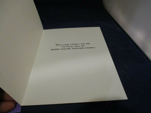 Retro Disney's The Jungle Book Mowgli Baloo Friendship Greeting Card w/Envelope - Picture 2 of 3