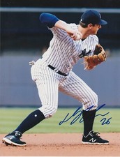 DJ LEMAHIEU  NEW YORK YANKEES  ACTION SIGNED 8x10