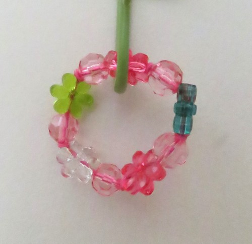 Gymboree Lot of 4 (JUNGLE GEM Necklace & Bracelet w Hairclip & Pom Pom Ponytail) - Picture 3 of 3