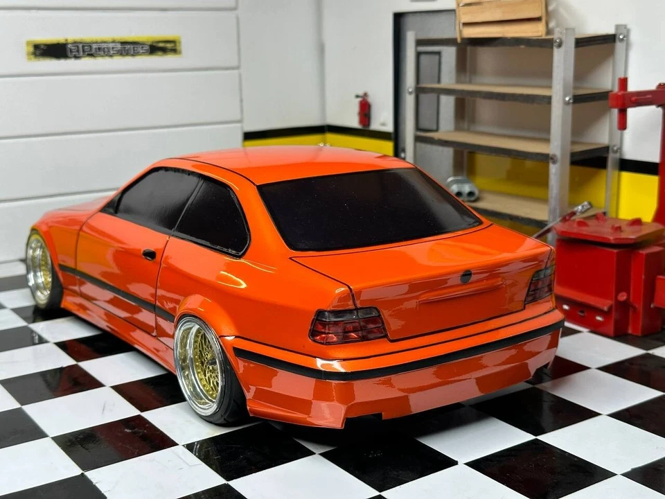 RC Body Car Drift Touring 1:10 BMW 3 E 36 Coupe E36 style APlastics New Shell - Image 3 of 4