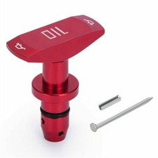 RED Car Oil Dipstick Pull Handle Engine Oil Pullhandle Aluminum Billet UK