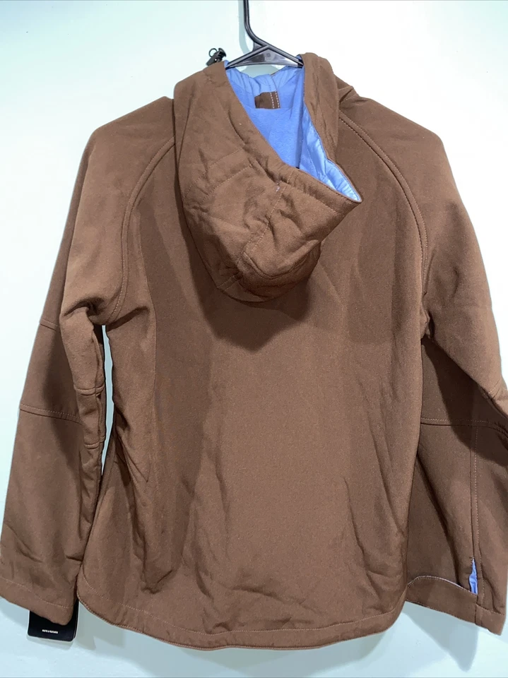 New w/Tags! Snozu Women's Medium Bark Brown Hooded Jacket - Image 3 of 4