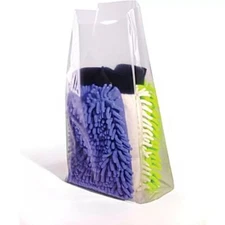 1 Mil Expandable Gusseted Poly Bags Clear Polyethylene Multiple Sizes LDPE