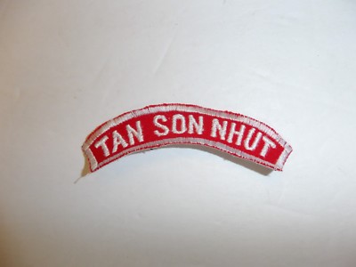 b3771 US Vietnam Novelty Patch TAN SON NHUT  tab Airbase IR3B