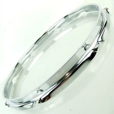 Ludwig 12" 8-Lug 1.6mm Tom Drum Rim/Hoop Vintage80s Chrome Plating Monroe Batter