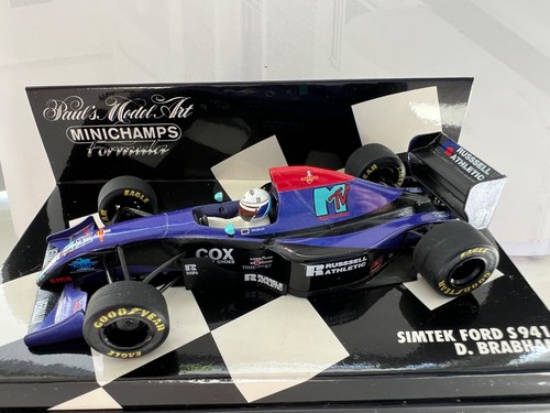 F1 Simtek Ford S 941. 1994 D.BRABHAM Minichamps 1/43 430 940031 - Bild 9 von 10