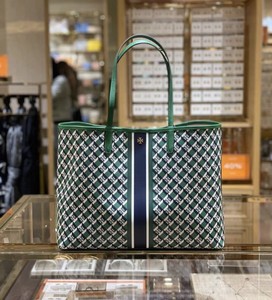 tory burch logo tote