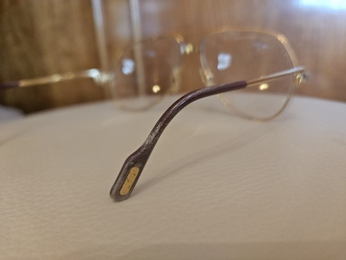 Monturas de gafas de sol vintage laminadas en oro 100 % genuinas - Imagen 15 de 16