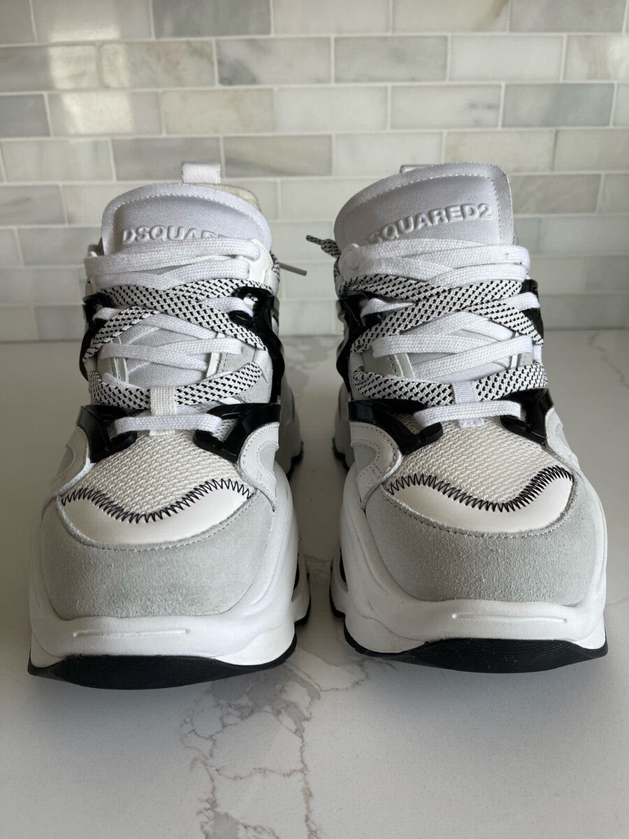 New DSQUARED2 THE GIANT Sneakers US9 EU39 UK6 Chunky Sole New DSQUARED2 THE GIANT Sneakers US9 EU39 UK6 Chunky Sole