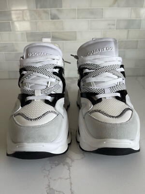 New DSQUARED2 THE GIANT Sneakers US9 EU39 UK6 Chunky Sole