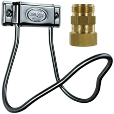 Dura Loop Large Stainless Steel Hose Hanger w/ Dramm Brass Hose Swivel (Bundle)