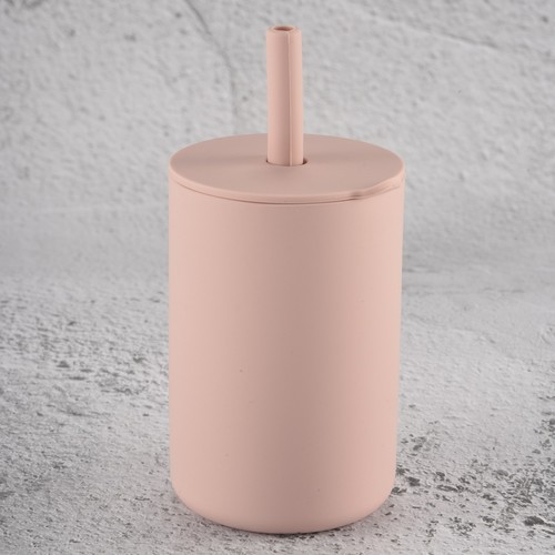 Toddler Cup Kids Silicone Training Cup with Straw Sprill Proof Sippy Cup8157 - Picture 3 of 4