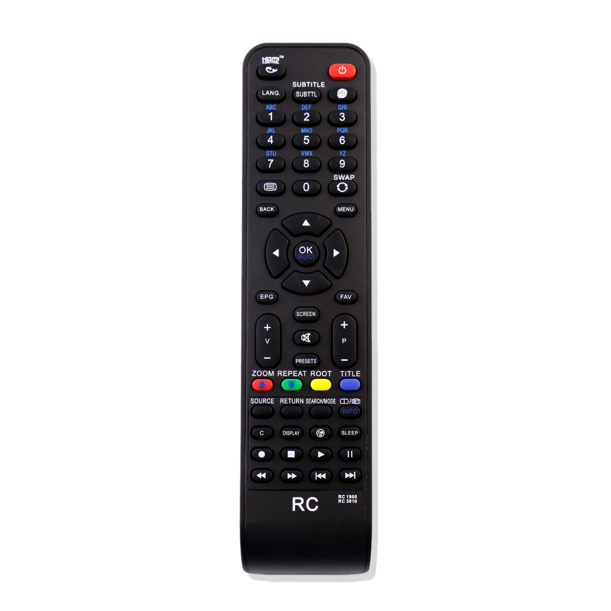 Remote Control RC1900 RC3910 for Luxor LUX19822COB LUX22822COB