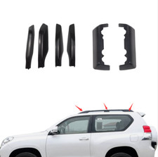 Black Roof Rails Rack End Cover Shell 6pcs For Toyota Prado Fj150 2010-2022