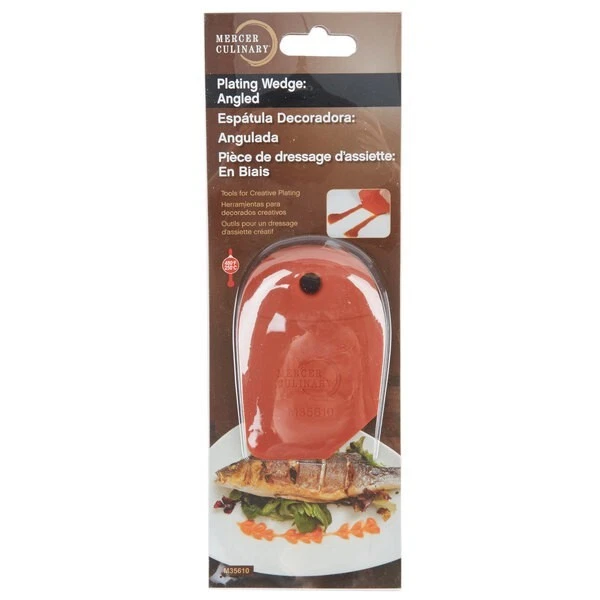 Mercer Culinary M35610 45 Degree Angle Silicone Wedge Plating Tool - Image 2 of 4